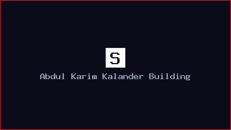 Abdul Karim Kalander Building