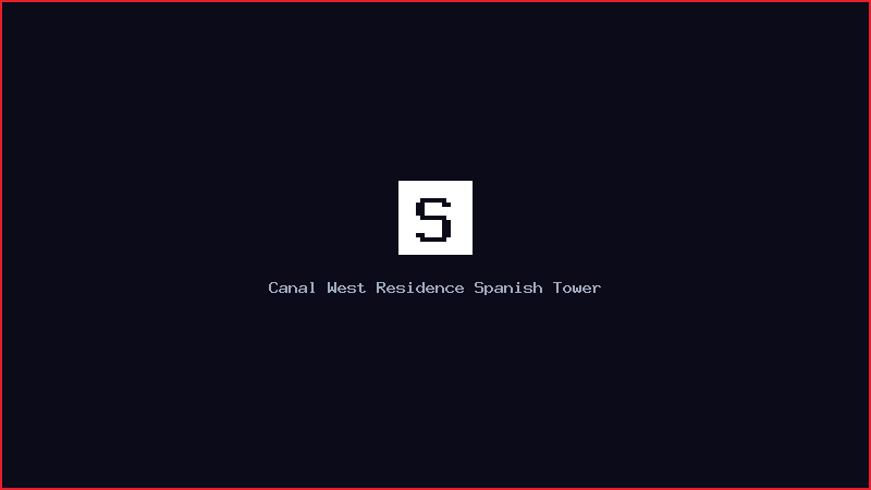 Canal West Residence Spanish Tower